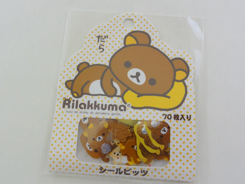 Kawaii Cute San-X Rilakkuma Flake Sticker Sack - B