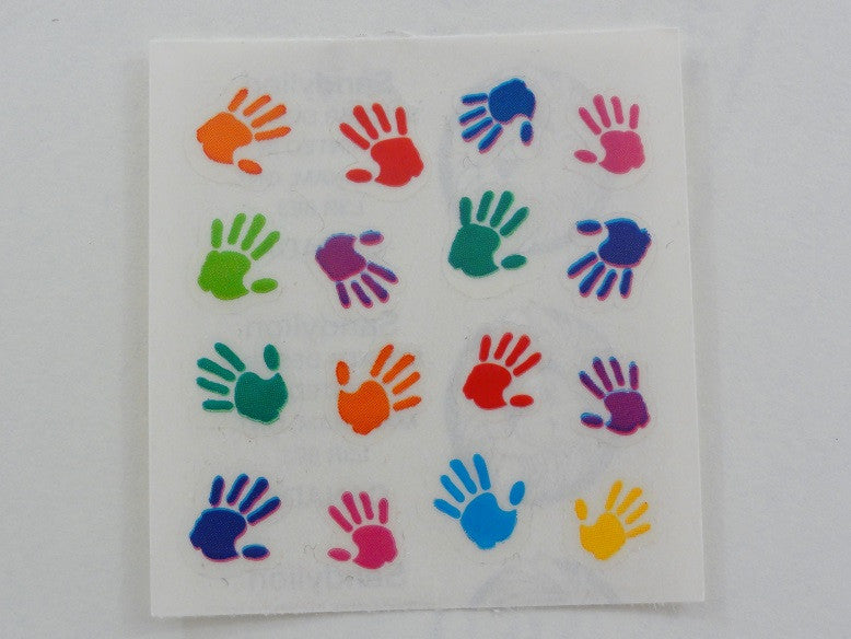 Sandylion Hand Prints Sticker Sheet / Module - Vintage & Collectible
