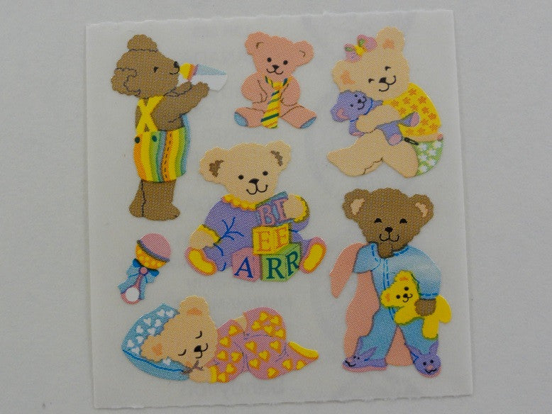 Sandylion Baby Bear Sticker Sheet / Module - Vintage & Collectible