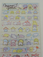 Cute Kawaii San-X Mamegoma Yurumame Life Sticker Sheet - A