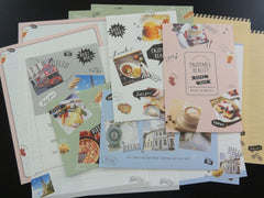 Cute Kawaii Crux Travel and Food Enjoyable Reality Letter Sets - A