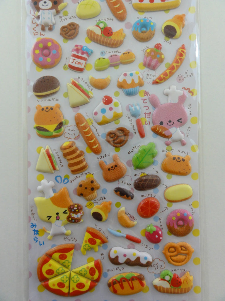 Cute Kawaii Pool Cool Bakery Puffy Sticker Sheet – Alwayz Kawaii