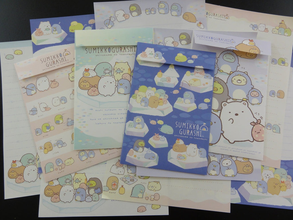 Kawaii Cute San-X Sumikko Gurashi Frozen Cold Letter Sets