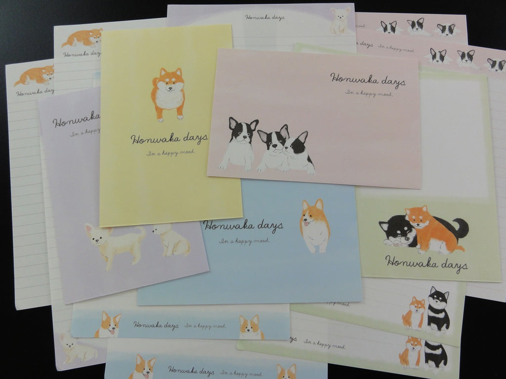 Cute Kawaii Kamio Honkawa Dog Puppy Letter Sets