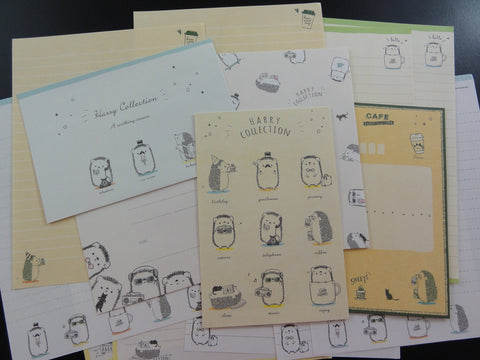 Cute Kawaii Kamio Harry Hedgehog Collection Letter Sets - A