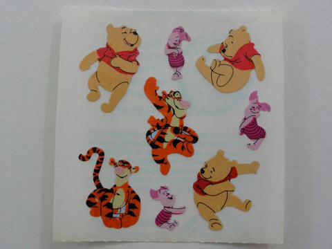 Sandylion Winnie the Pooh Bear Glitter Sticker Sheet / Module - Vintage & Collectible - J