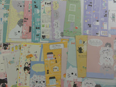 z Cute Kawaii Cat Kitten Writing Letter Paper + Envelope Theme Set Penpal