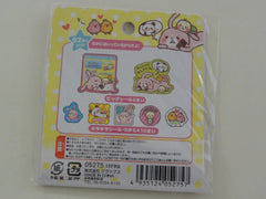 Cute Kawaii VHTF Crux Ashitakara Relax Rabbit and Panda Stickers Flake Sack - Collectible