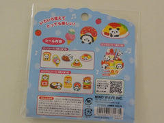 Cute Kawaii HTF Mind Wave Panda Food Flake Stickers Sack - Collectible