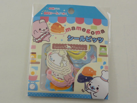 Cute Kawaii San-X Mamegoma Seals Flake Sticker Sack - 2009 - D