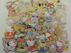 z Cute Kawaii Sanrio Characters Hello Kitty My Melody Purin Little Twin Stars Cinnamoroll Flake Sack Stickers - 50 pcs - B