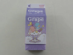 Cute Kawaii Sanrio Little Twin Stars Grape Scented Juice Box Eraser