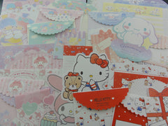 z Sanrio Hello Kitty My Melody Cinnamoroll Little Twin Stars Letter Papers + Envelopes Theme Set