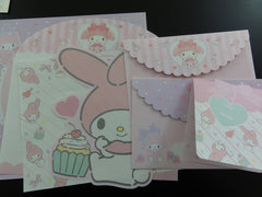 z Sanrio Hello Kitty My Melody Cinnamoroll Little Twin Stars Letter Papers + Envelopes Theme Set