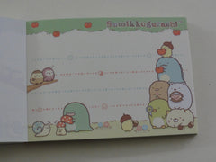 Kawaii Cute San-X Sumikko Gurashi Apple Garden Picnic Mini Notepad / Memo Pad - B