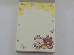 Kawaii Cute San-X Rilakkuma Bear Honey Mini Notepad / Memo Pad - B