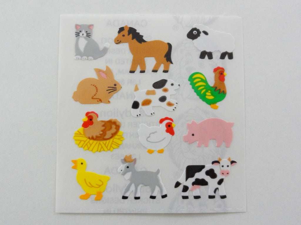 Sandylion Farm Animals Sheet / Module - Vintage & Collectible - A