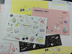 Cute Kawaii Kamio Wonderful Party Letter Sets