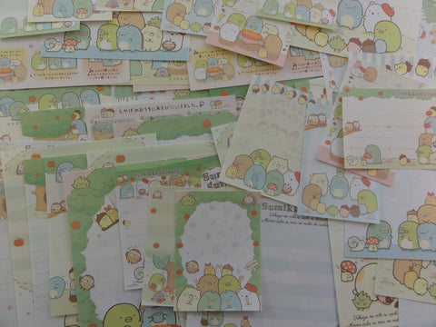 San-X Sumikko Gurashi Apple Green Garden Memo Note Paper Set