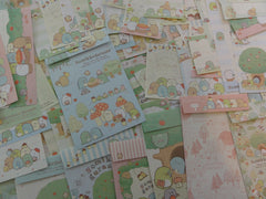 San-X Sumikko Gurashi Apple Garden Green Stationery Set - Penpal Writing Paper Envelope
