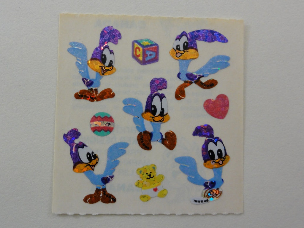 Sandylion Looney Tunes Glitter Sticker Sheet / Module - Vintage & Collectible - Scrapbooking