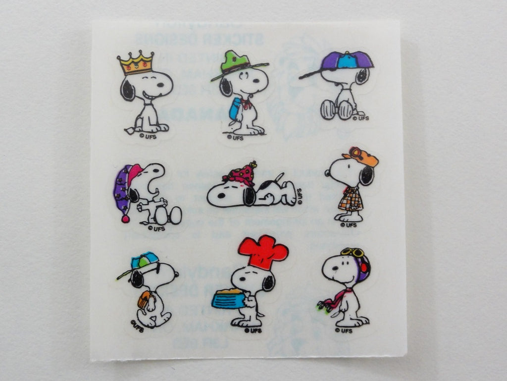Sandylion Snoopy Sticker Sheet / Module - Vintage & Collectible - B - Scrapbooking
