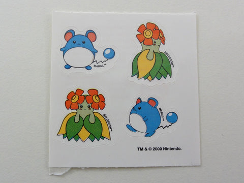 Sandylion Cartoon Anime Pokemon Sticker Sheet / Module - Vintage & Collectible - A