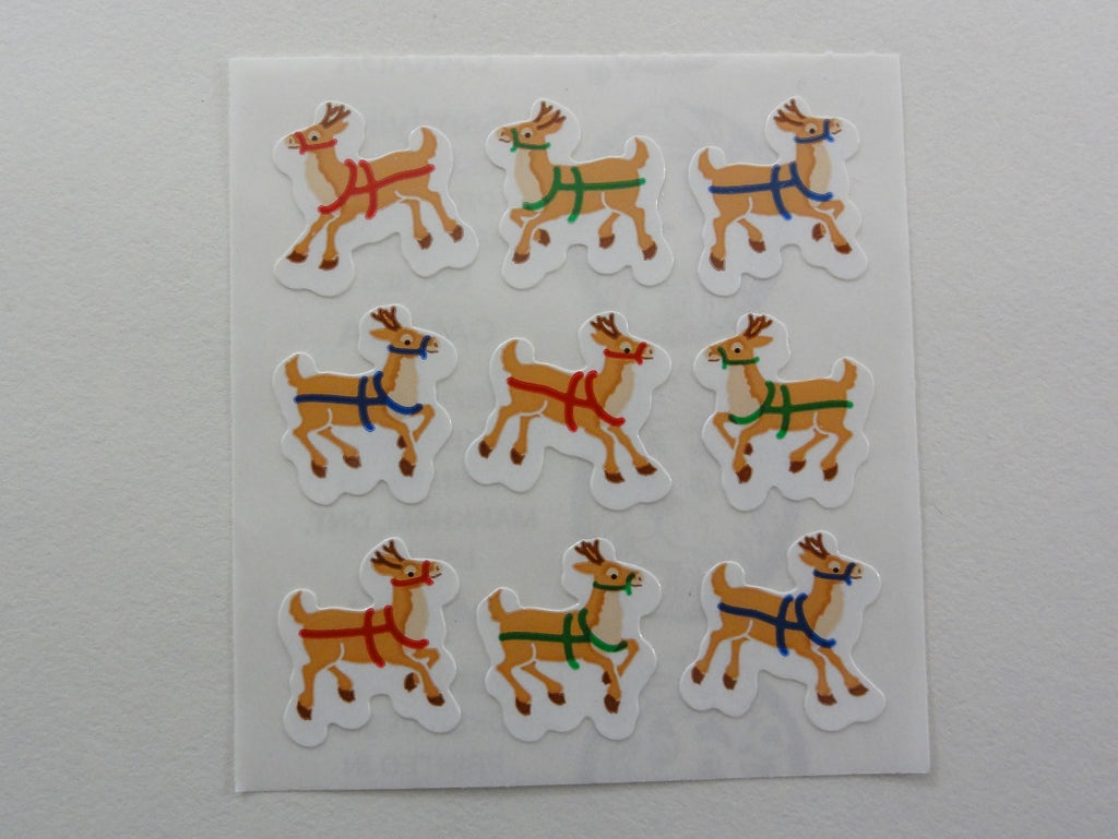 Sandylion Christmas Reindeer Sticker Sheet / Module - Vintage & Collectible - Scrapbooking