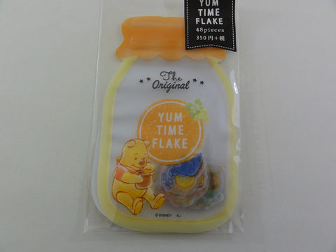 z Cute Kawaii Winnie the Pooh Flake Stickers Sack - Rare - B - Scrapbooking Journal Planner