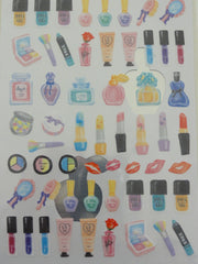 Cute Kawaii Crux Girl Make Up Perfume Sticker Sheet - for Journal Planner Craft