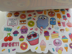 Cute Kawaii Sweet Cake Bakery Donut Cookie Candy Vanilla Scented Stickers Book - for Scrapbook Planner