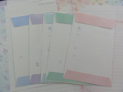Cute Kawaii Kamio Sunset Beach Memories Letter Sets - Stationery Writing Paper Envelope Penpal