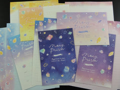 Cute Kawaii Crux Many Prism Starry Night Letter Sets - Stationery Writing Paper Envelope Penpal