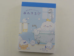 Cute Kawaii Kamio Bubble Bath Mini Notepad / Memo Pad - Stationery Design Writing Collection