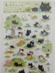 Cute Kawaii San-X Kutusita Nyanko Cat Sticker Sheet 2016 - for Planner Journal Scrapbook Craft