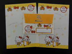 Cute Kawaii Sanrio Hello Kitty Rascal Mini Letter Set - Stationery small Note Envelope