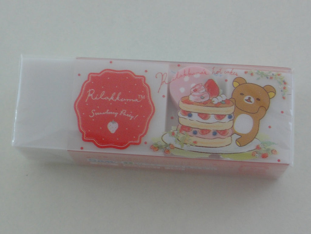 Cute Kawaii San-X Rilakkuma Strawberry Scented Eraser - B
