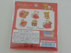 Cute Kawaii San-X Rilakkuma Bear Drop Seal Bits Style Flake Stickers Sack - F - for Journal Planner Agenda Craft Scrapbooking Collectible