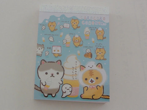 Kawaii Cute San-X Coro nya Cat Mini Notepad / Memo Pad - B - Note Writing Stationery Designer Collectible