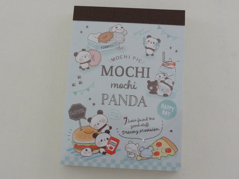 Kawaii Cute Kamio Mochi Panda Mini Notepad / Memo Pad - D - Stationery Design Writing Collection