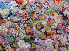 Grab Bag Stickers: 100 pcs surprise variety lot of flake stickers