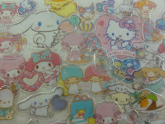 z Cute Kawaii Sanrio Characters Cinnamoroll Hello Kitty My Melody Little Twin Stars Purin Pochacco Keroppi Tuxedosam Flake Sack Stickers - 40 pcs - 2018 B