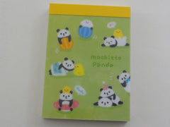 Cute Kawaii Mind Wave Mochitto Summer Panda Mini Notepad / Memo Pad - Stationery Design Writing Collection