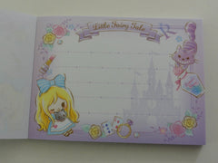 Cute Kawaii Q-Lia Little Fairy Tale Alice Mini Notepad / Memo Pad - O - Stationery Design Writing