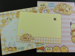 Cute Kawaii Sanrio Characters Hello Kitty My Melody Little Twin Stars Purin Pochacco Bread Buns Letter Set - Rare - Collectible Stationery