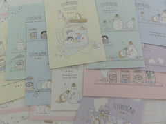 Cute Kawaii Penguin Bear Hedgehog Sweet Gyumunimal Letter Writing Paper + Envelope Stationery Theme Set