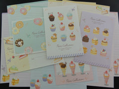Cute Kawaii Crux Muffin Sweet Collection Letter Sets - Stationery Writing Paper Envelope Penpal