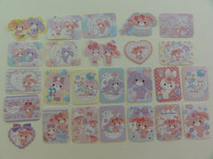 Kawaii Cute Bonbon Ribbon Rabbit Flake Sack Stickers 2014 - 25 pcs - Rare