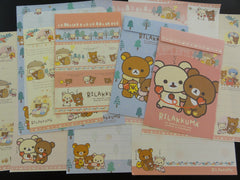 Cute Kawaii San-X Rilakkuma Mitten Autumn Winter Letter Sets - Stationery Writing Paper Envelope