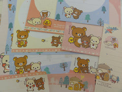 Cute Kawaii San-X Rilakkuma Mitten Autumn Winter Letter Sets - Stationery Writing Paper Envelope